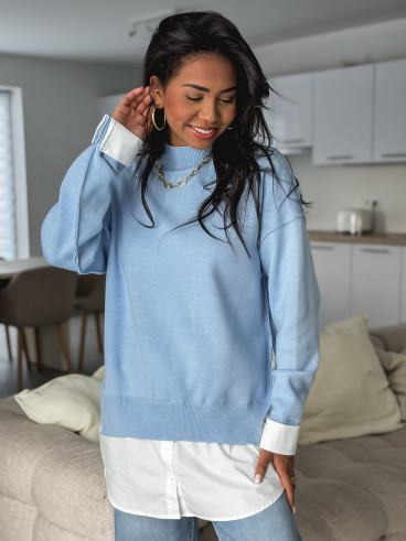 Pull Lovea - bleu ciel