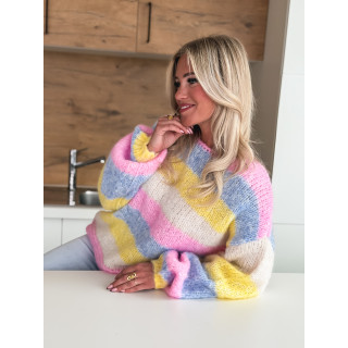 Pull ligné Andréanne - Multicolore