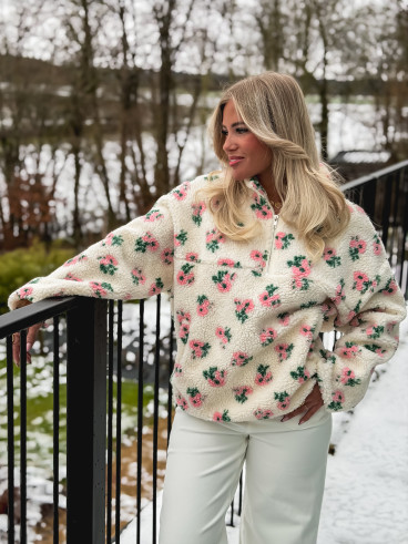 Pull teddy Bella - Ecru