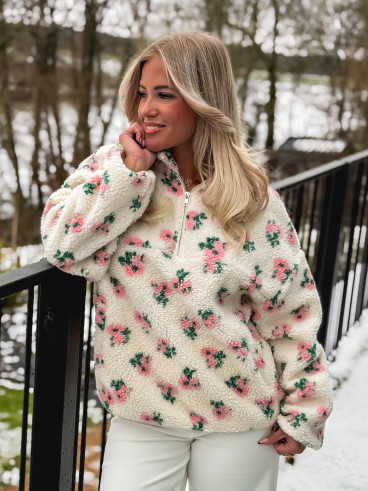 Pull teddy Bella - Ecru