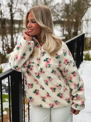 Pull teddy Bella - Ecru