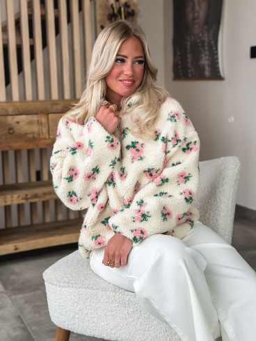 Pull teddy Bella - Ecru