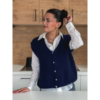 Gilet sans manches Arielle - Bleu marine