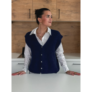 Gilet sans manches Arielle - Bleu marine