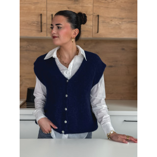 Gilet sans manches Arielle - Bleu marine