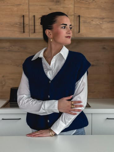 Gilet sans manches Arielle - Bleu marine