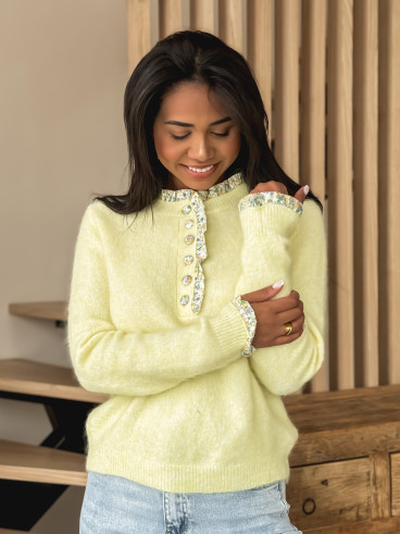 Pull Mélaine - Jaune