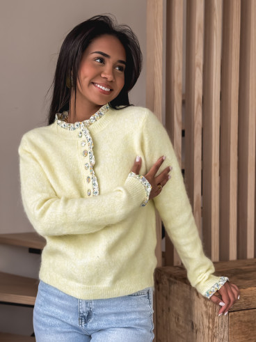Pull Mélaine - Jaune