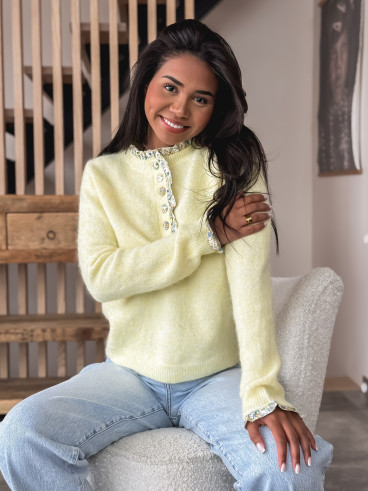 Pull Mélaine - Jaune