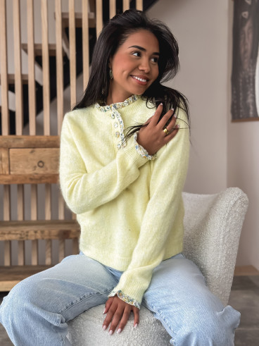 Pull Mélaine - Jaune