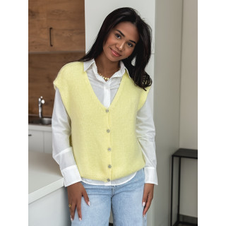 Gilet sans manches Arielle - Jaune