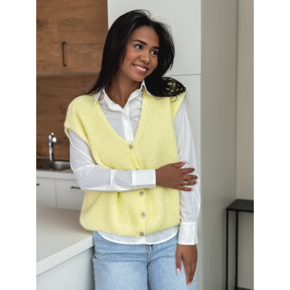 Gilet sans manches Arielle - Jaune