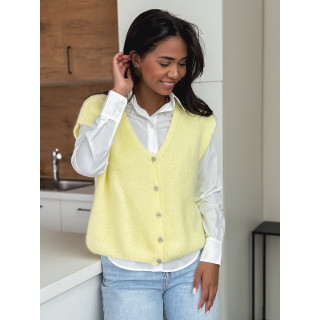 Gilet sans manches Arielle - Jaune