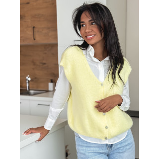 Gilet sans manches Arielle - Jaune