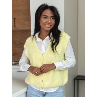 Gilet sans manches Arielle - Jaune