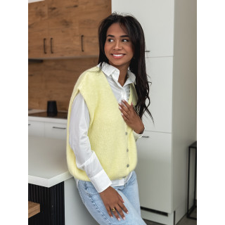 Gilet sans manches Arielle - Jaune