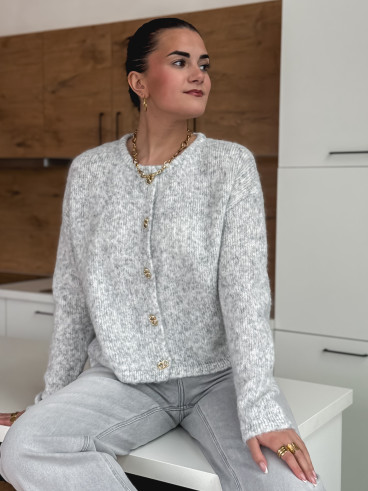 Gilet Ramona - Gris clair