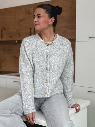 Gilet Ramona - Gris clair