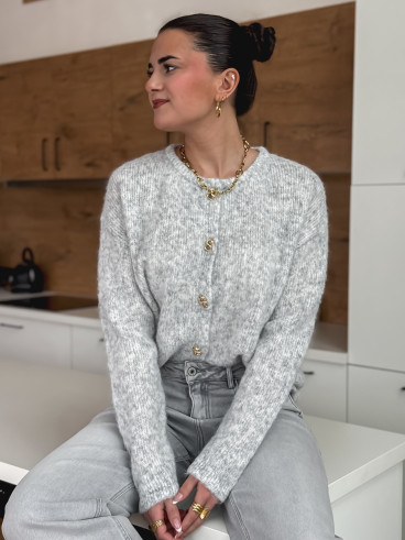 Gilet Ramona - Gris clair