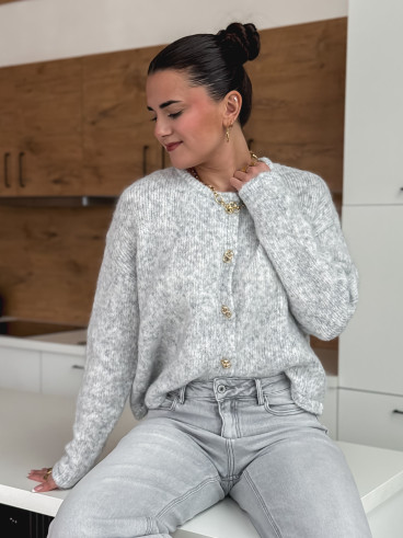 Gilet Ramona - Gris clair