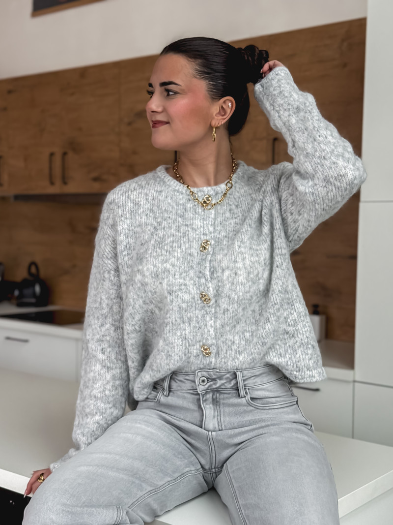 Gilet Ramona - Gris clair