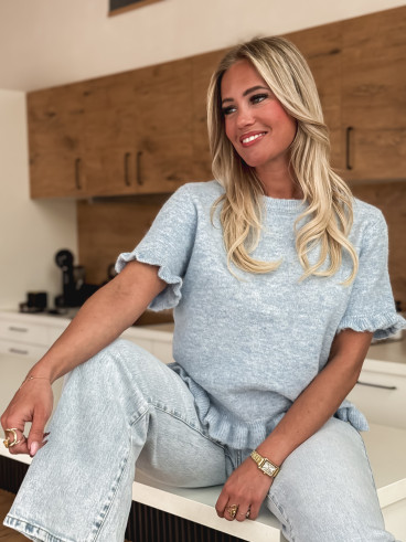 Pull Madelina - Bleu ciel