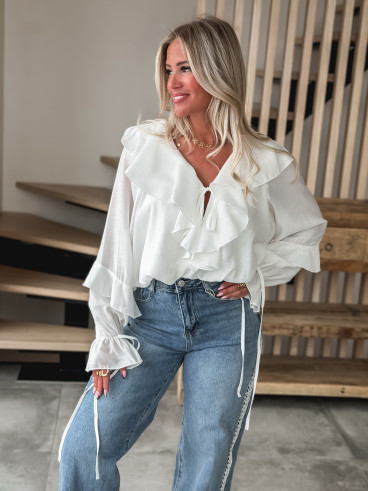 Blouse Gina - Blanc