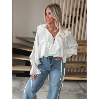 Blouse Gina - Blanc