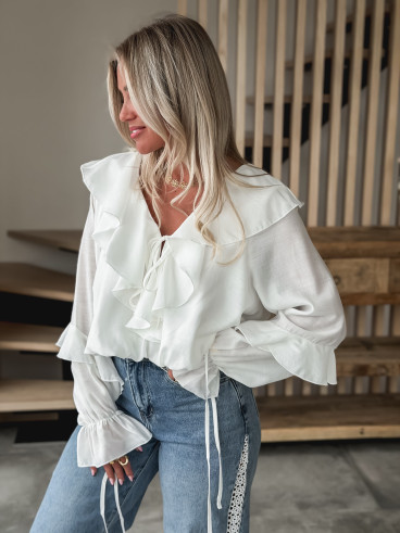 Blouse Gina - Blanc
