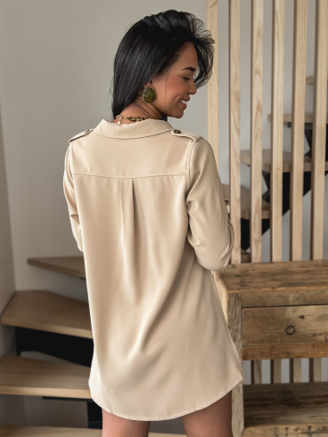 Combinaison short Malika - Taupe Combinaison short Malika - Taupe