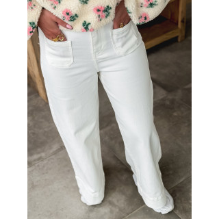 Jeans Ella - Blanc