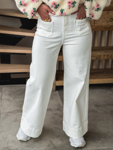 Jeans Ella - Blanc