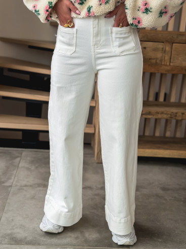 Jeans Ella - Blanc