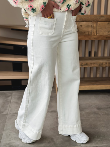 Jeans Ella - Blanc