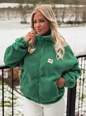 Gilet teddy Pinta - Vert