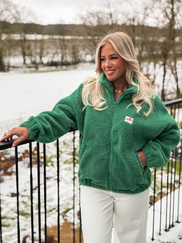 Gilet teddy Pinta - Vert