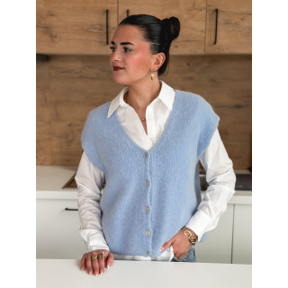 Gilet sans manches Arielle - Bleu ciel