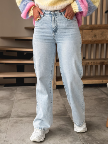 Jeans Yona - Bleu clair