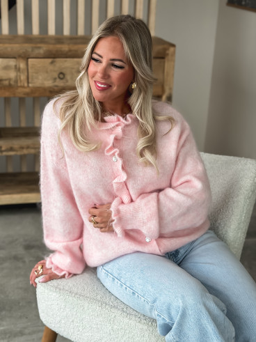 Gilet Isabeau - Rose