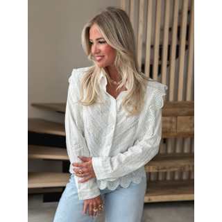 Chemisier Nalya - Blanc