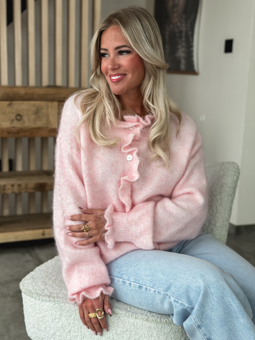 Gilet Isabeau - Rose