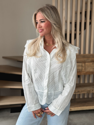 Chemisier Nalya - Blanc