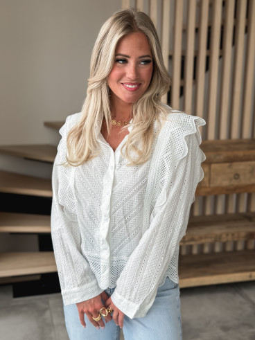 Chemisier Nalya - Blanc