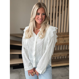 Chemisier Nalya - Blanc