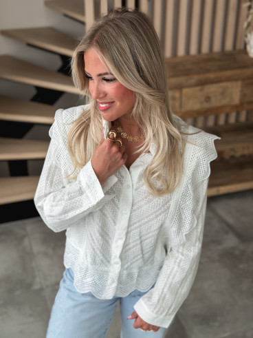 Chemisier Nalya - Blanc