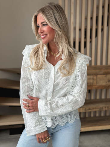 Chemisier Nalya - Blanc