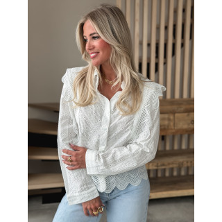Chemisier Nalya - Blanc