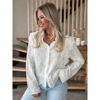 Chemisier Nalya - Blanc