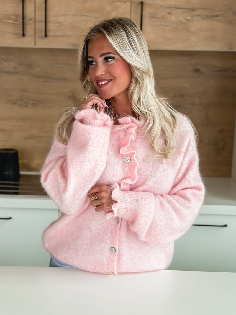 Gilet Isabeau - Rose