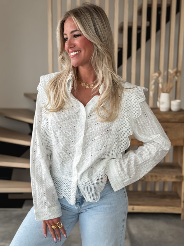 Chemisier Nalya - Blanc